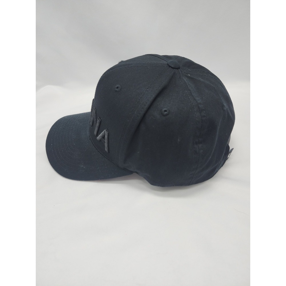 Hurly OHANA Snapback Surf Hat Hawaii Cap One Size Adult Black - Picture 3 of 5